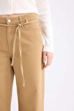 DeFacto Coool Gabardin Pantolon Wide Leg Yüksek Bel Geniş Bol Paça E1794AX24WNBG633