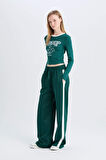 DeFacto Coool Wide Leg Eşofman Altı Geniş Bol Paça Beli Lastikli Cepli Bağcıklı E2667AX24WNGN516