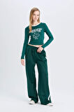 DeFacto Coool Wide Leg Eşofman Altı Geniş Bol Paça Beli Lastikli Cepli Bağcıklı E2667AX24WNGN516
