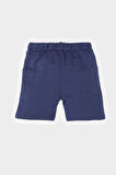 Erkek Bebek Beli Lastikli Basic Düz Şort