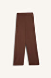 Bürümcük Pantolon Wide Leg Geniş Bol Paça Esnek Belli