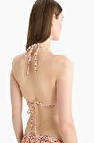 DeFacto Regular Fit Çiçekli Bürümcük Üçgen Bikini Üstü-Fall in Love E2576AX25SMRD194