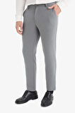 Tailored Fit Düz Paça Her Yöne Esneyen Yumuşak Tuşe Cepli Pantolon