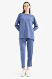 Regular Fit Esnek Belli Cepli Basic Düz Pantolon
