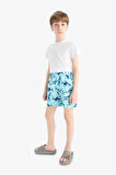 DeFacto Erkek Çocuk Köpek Balığı Desenli Deniz Şortu E7510A825HSTR230