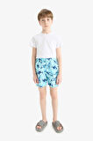 DeFacto Erkek Çocuk Köpek Balığı Desenli Deniz Şortu E7510A825HSTR230