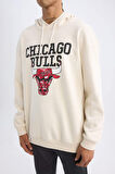 DeFactoFit NBA Chicago Bulls Boxy Fit Kapüşonlu Kalın Sweatshirt V0069AZ24AUBG662