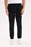DeFacto Yazlık Jogger Pantolon Penye Beli Bağcıklı Cepli D5966AX25SPBK81