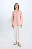 DeFacto Relax Fit Poplin Uzun Kollu Tesettür Gömlek Tunik D7341AX25SPPN141