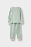 Kız Bebek 4'lü Pijama Takımı Baskılı Uzun Kollu Üst Uzun Alt