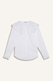 DeFacto Regular Fit Geniş Yakalı Poplin Uzun Kollu Tesettür Gömlek Tunik F2731AX25SMWT34