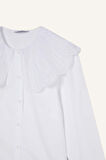 DeFacto Regular Fit Geniş Yakalı Poplin Uzun Kollu Tesettür Gömlek Tunik F2731AX25SMWT34