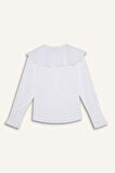 DeFacto Regular Fit Geniş Yakalı Poplin Uzun Kollu Tesettür Gömlek Tunik F2731AX25SMWT34