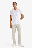 DeFactoFit Slim Fit Dar Kesim Standart Paça Dokuma Sporcu Pantolon