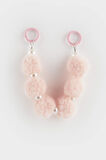 Kadın Pembe Peluş Charm Anahtarlık