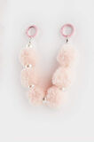Kadın Pembe Peluş Charm Anahtarlık