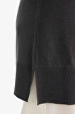 DeFacto Regular Fit Bisiklet Yaka Yırtmaçlı Basic Düz Uzun Kollu Tunik H3431AZ25WNAR161