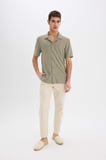 DeFacto Regular Fit Polo Yaka Yazlık Kısa Kollu Gömlek E1211AX25SMKH465