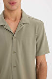 DeFacto Regular Fit Polo Yaka Yazlık Kısa Kollu Gömlek E1211AX25SMKH465