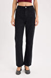 DeFacto Straight Fit Yüksek Bel Bilek Boy Jean Pantolon E0776AX24CWNM40