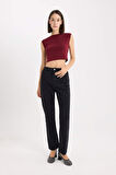 DeFacto Straight Fit Yüksek Bel Bilek Boy Jean Pantolon E0776AX24CWNM40