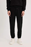 DeFacto Slim Fit Dar Kesim Fermuar Cepli Pike Eşofman Altı D5258AX25SPBK81