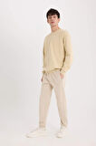 DeFacto Slim Fit Dar Kesim Fermuar Cepli Pike Eşofman Altı D5258AX25SPBG155