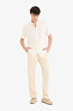 DeFacto Relax Fit Rahat Kesim Dar Paça Keten Karışımlı Yazlık Pantolon C1140AX25SMBG750