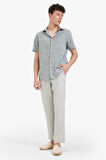 DeFacto Relax Fit Rahat Kesim Dar Paça Keten Karışımlı Yazlık Pantolon C1140AX25SMKH494