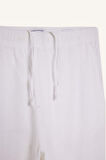 Relax Fit Rahat Kesim Dar Paça Keten Karışımlı Yazlık Pantolon