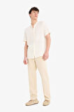 DeFacto Relax Fit Rahat Kesim Dar Paça Keten Karışımlı Yazlık Pantolon C1140AX25SMBG750