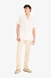 DeFacto Relax Fit Rahat Kesim Dar Paça Keten Karışımlı Yazlık Pantolon C1140AX25SMBG750