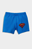 DeFacto Erkek Bebek Superman Pijama Takımı Kısa Kollu Penye Üst Beli Lastikli Şort E1189A525HSBE64