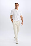 DeFacto Jogger Pantolon Basic Düz Beli Bağcıklı Cepli Düz Paça C6022AX25SPBG74