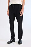 DeFacto Jogger Pantolon Basic Düz Beli Bağcıklı Cepli Düz Paça C6022AX25SPBK81