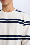 Regular Fit Bisiklet Yaka Sweatshirt