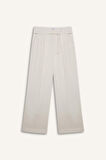 Wide Leg Kumaş Pantolon Üç Cepli Normal Bel Standart Boy