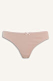 DeFacto 3'lü Paketli Basic Düz Slip Külot-Fall in Love D6396AX25SPBR476