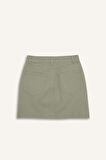 Coool Normal Bel Gabardin Mini Etek