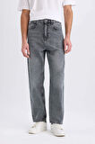 DeFacto Baggy Fit Geniş Kalıp Normal Bel Geniş Paça Jean Yıkamalı Pantolon E8503AX24WNNM55