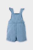 DeFacto Kız Bebek Kalpli Jean Salopet Tulum Z8268A225SMBE394