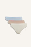 DeFacto Ribana 3'lü Brief Külot-Fall in Love E4926AX25SPBG390