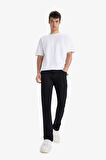 DeFacto Sergio Regular Fit Normal Kalıp Normal Bel Boru Paça Siyah Jean Pantolon E7267AX25SMNM40