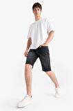 Regular Fit Jean Bermuda