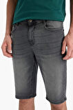Regular Fit Jean Bermuda