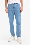 DeFacto Pedro Slim Fit Dar Kalıp Normal Bel Dar Paça Jean Pantolon E7436AX25SMNM39