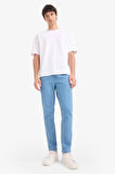 DeFacto Pedro Slim Fit Dar Kalıp Normal Bel Dar Paça Jean Pantolon E7436AX25SMNM39