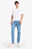 DeFacto Pedro Slim Fit Dar Kalıp Normal Bel Dar Paça Jean Pantolon E7436AX25SMNM39