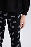 DeFacto Erkek Çocuk Star Wars Pijama Takımı Bisiklet Yaka Uzun Kollu Üst Uzun Alt D8572A824WNBK81