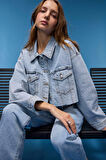Crop Jean Ceket